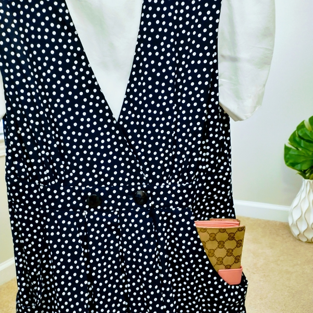 Vintage R.J Stevens Polka-dot Dress - Picture 9 of 13
